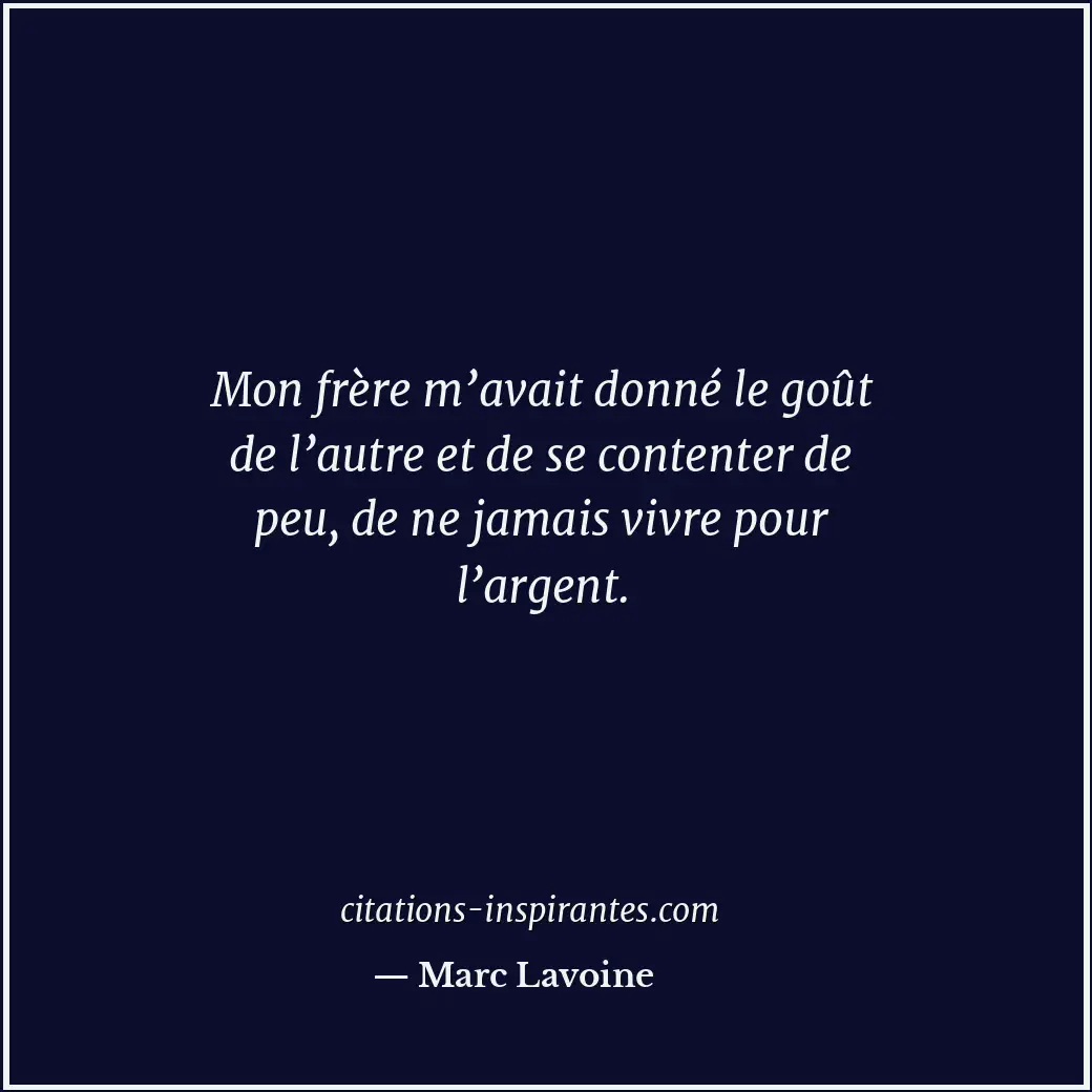 Citation de Marc Lavoine