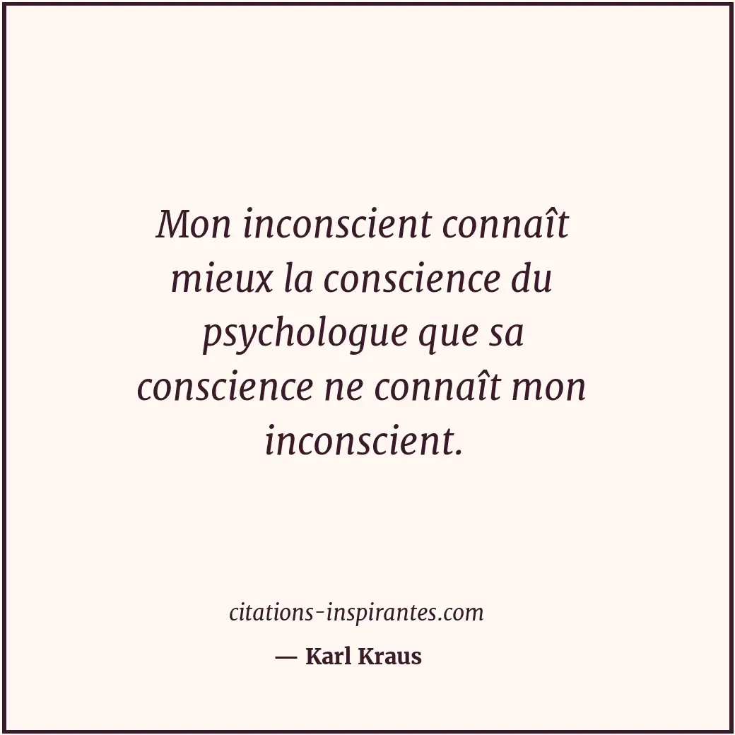 Citation de Karl Kraus