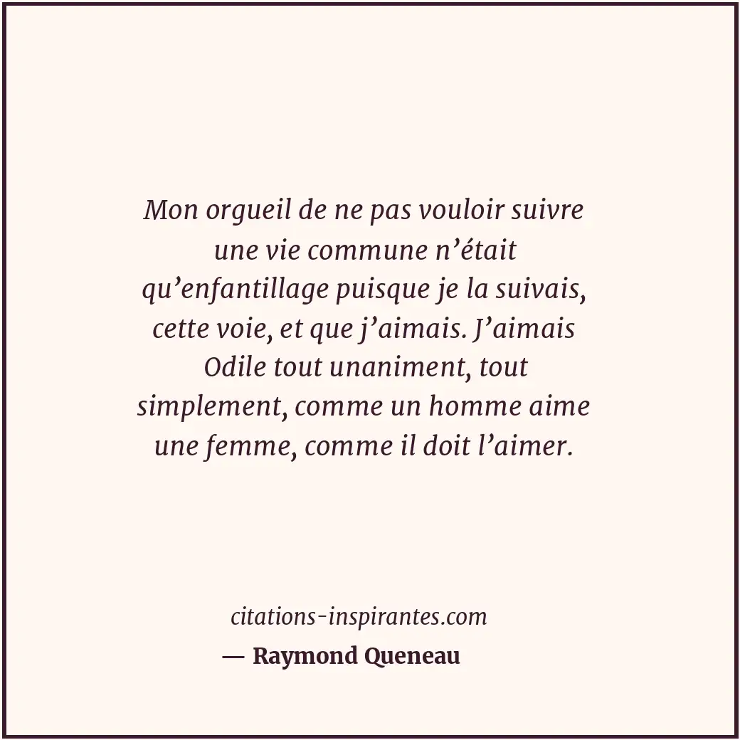 Citation de Raymond Queneau