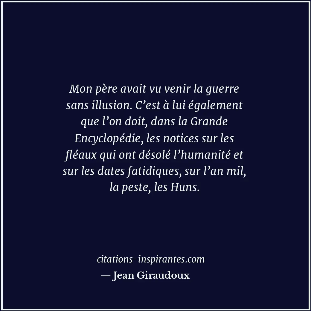 Citation de Jean Giraudoux