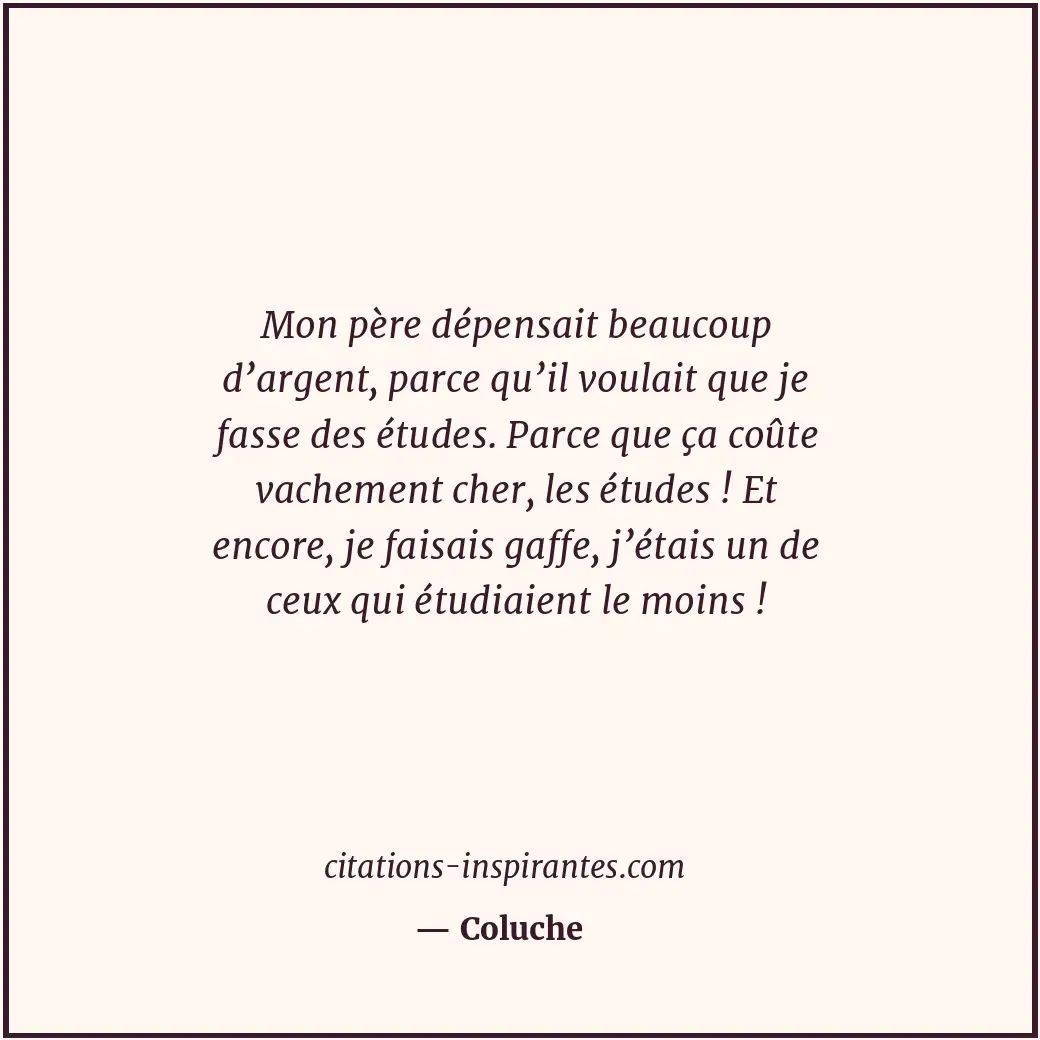 Citation de Coluche