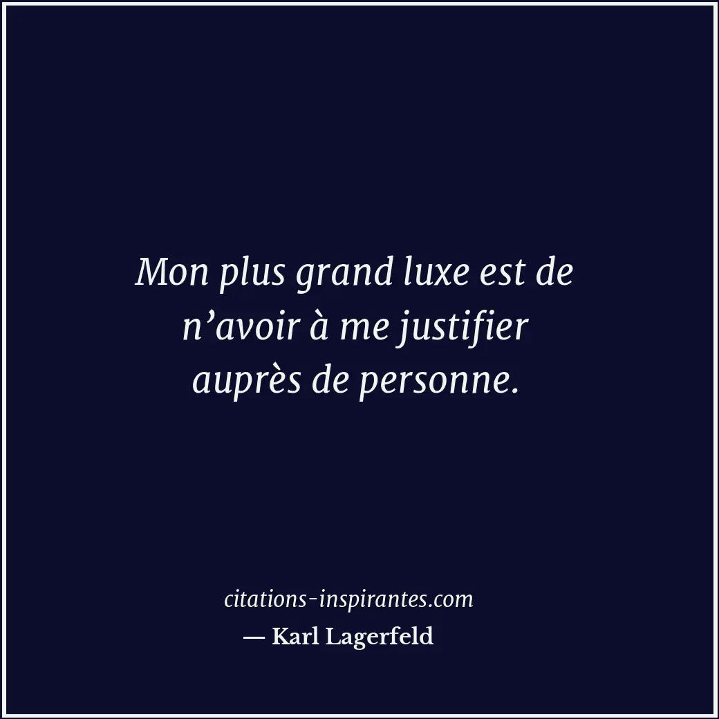 Citation de Karl Lagerfeld