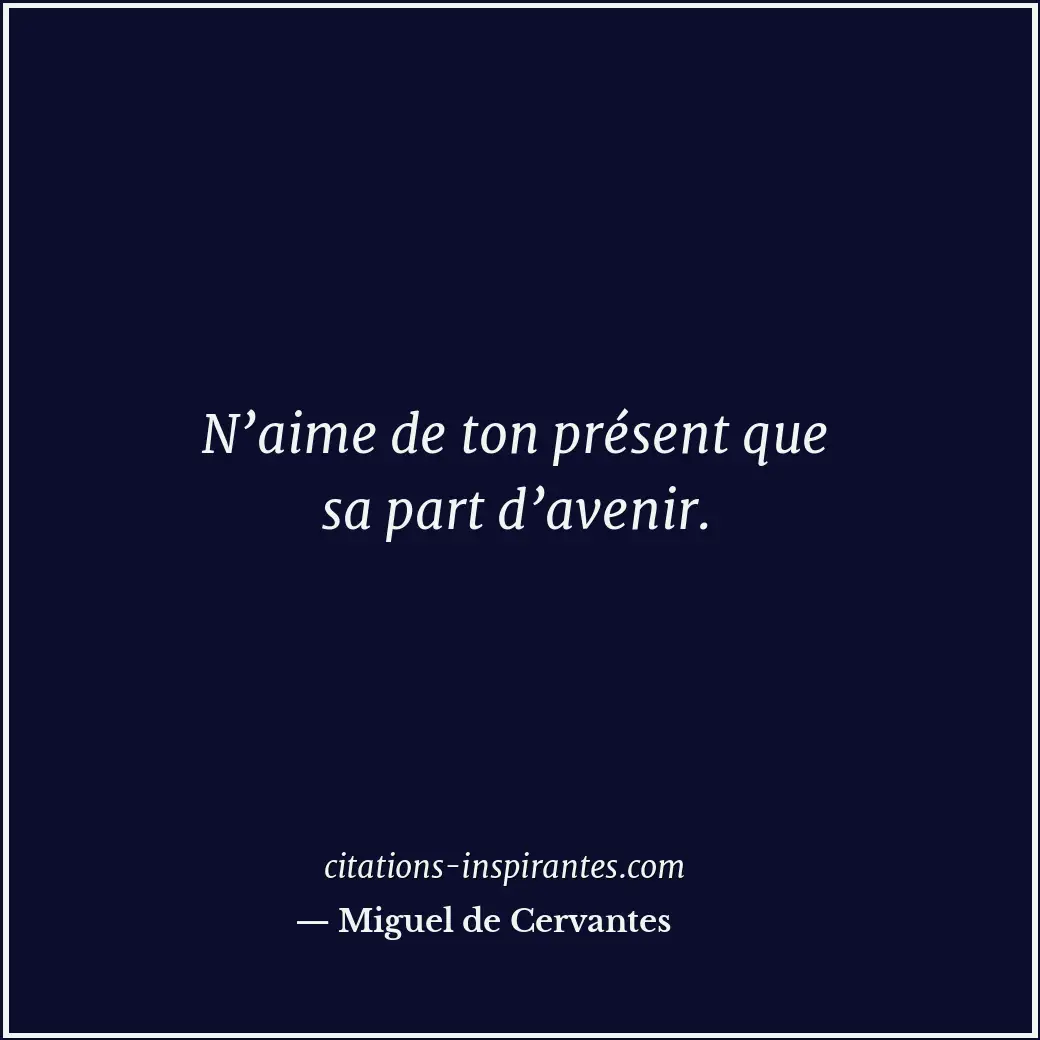 Citation de Miguel de Cervantes