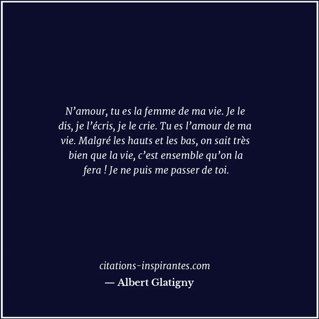 Citation de Albert Glatigny