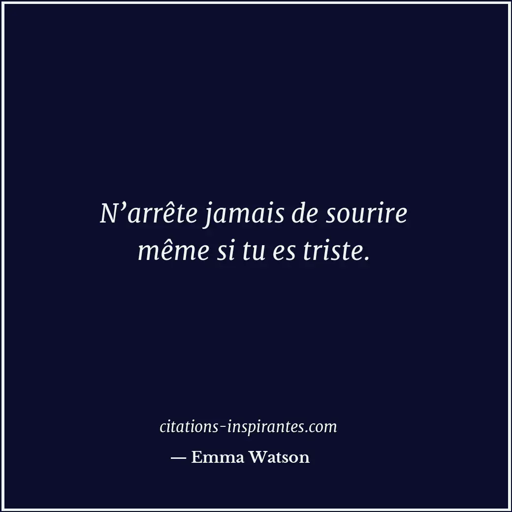 Citation de Emma Watson