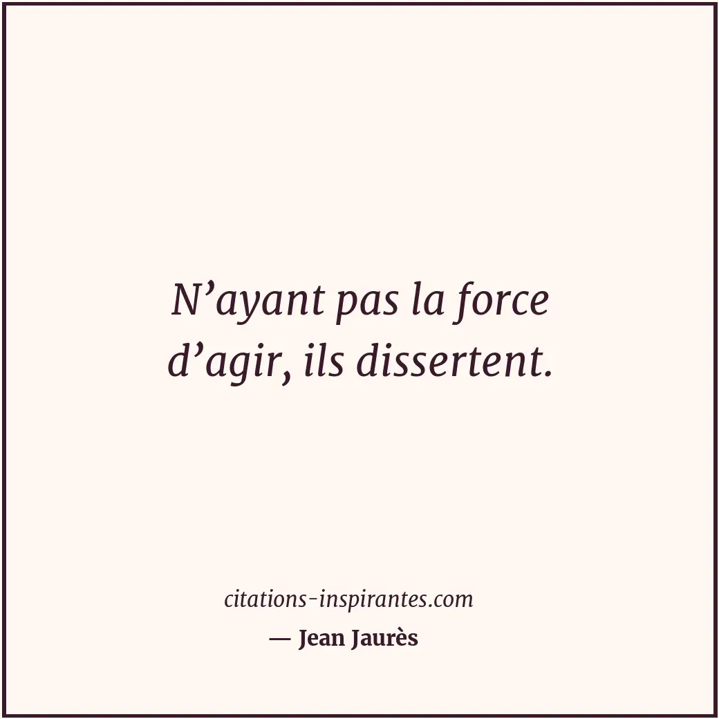 Citation de Jean Jaurès