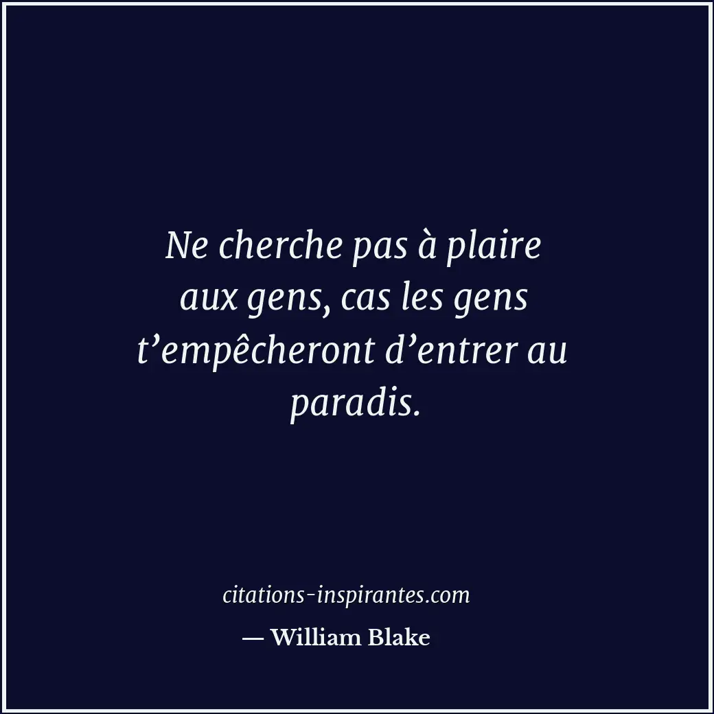 Citation de William Blake