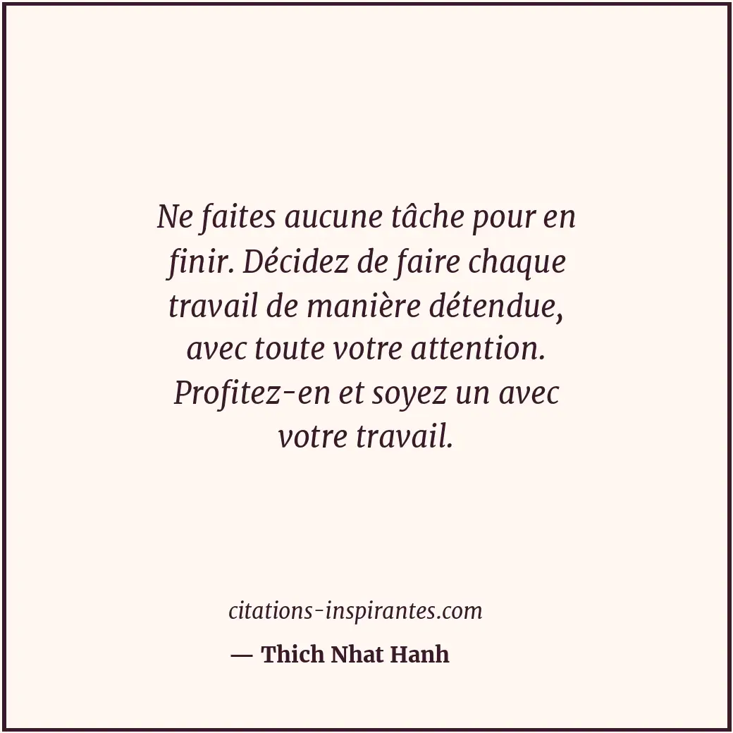 Citation de Thich Nhat Hanh