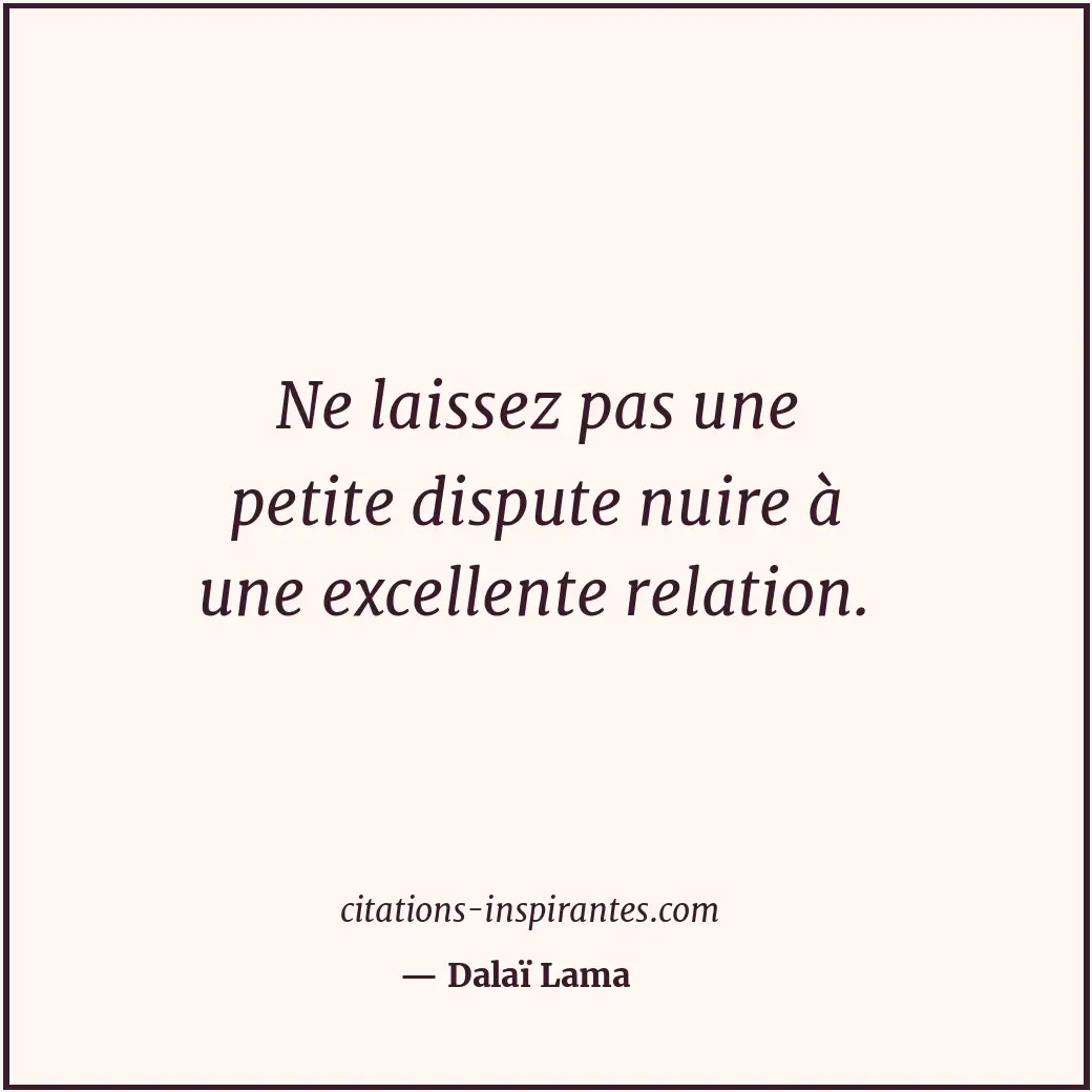 Citation de Dalaï Lama