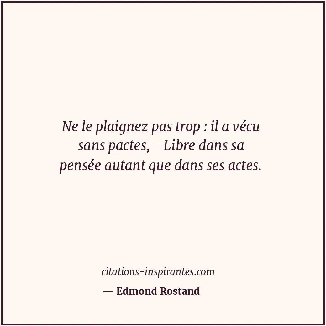 Citation de Edmond Rostand