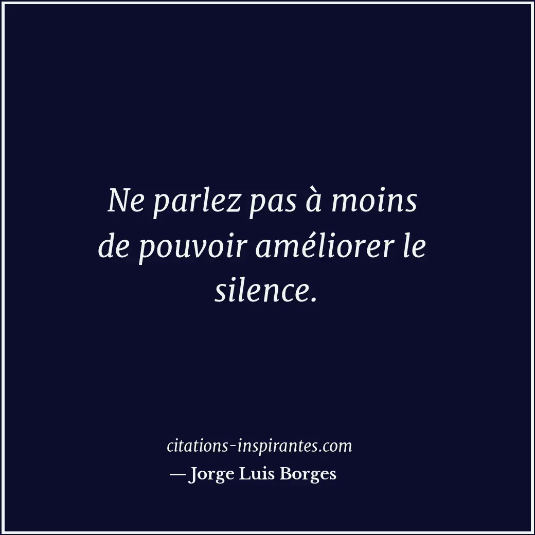 Citation de Jorge Luis Borges