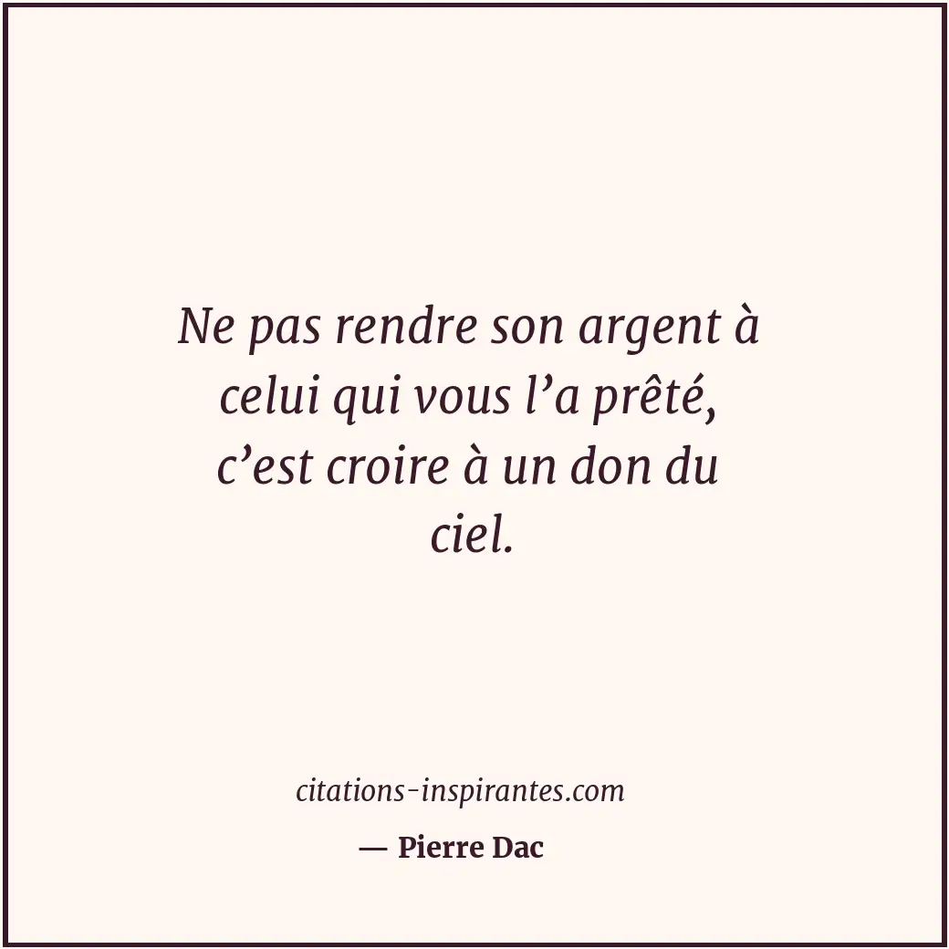 Citation de Pierre Dac