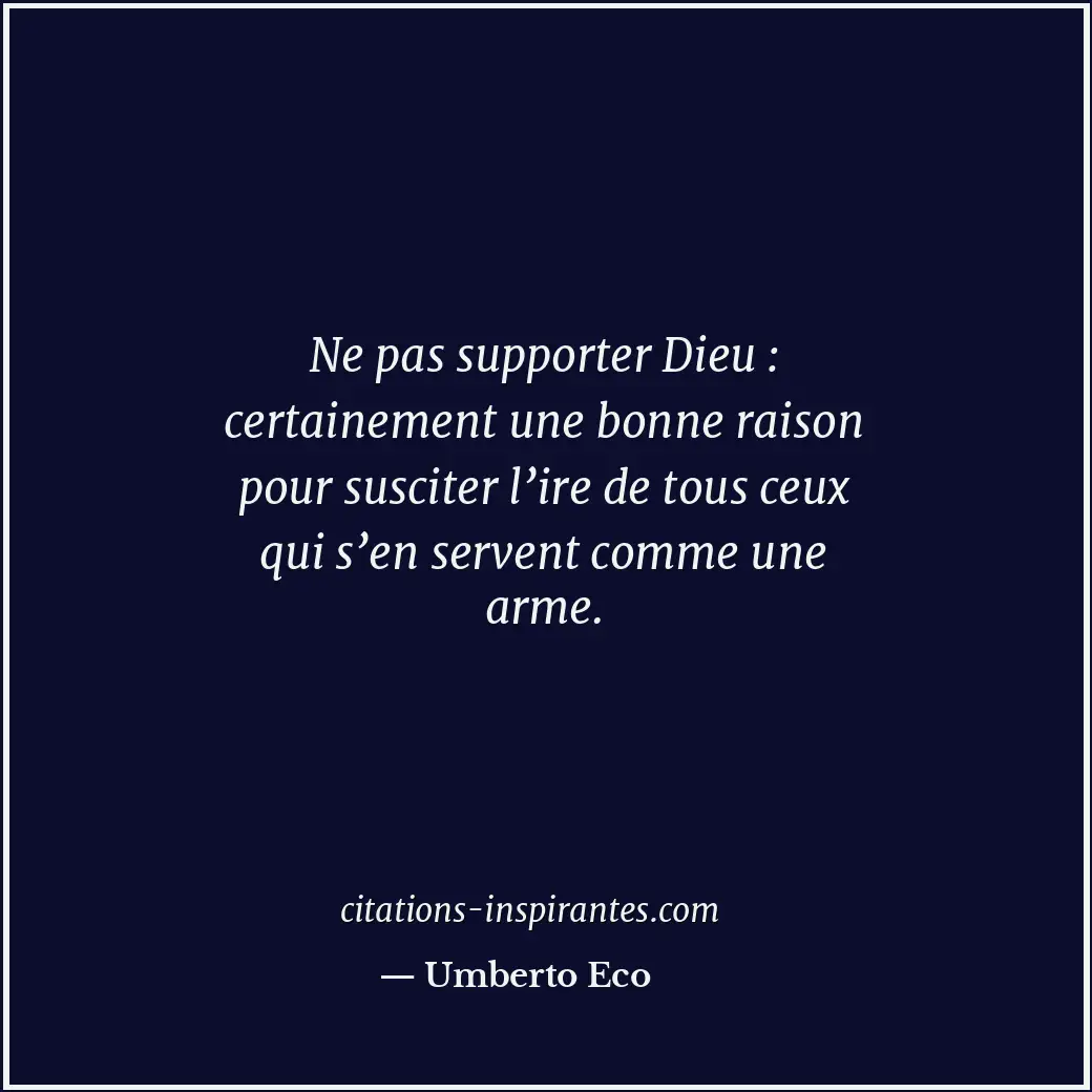 Citation de Umberto Eco