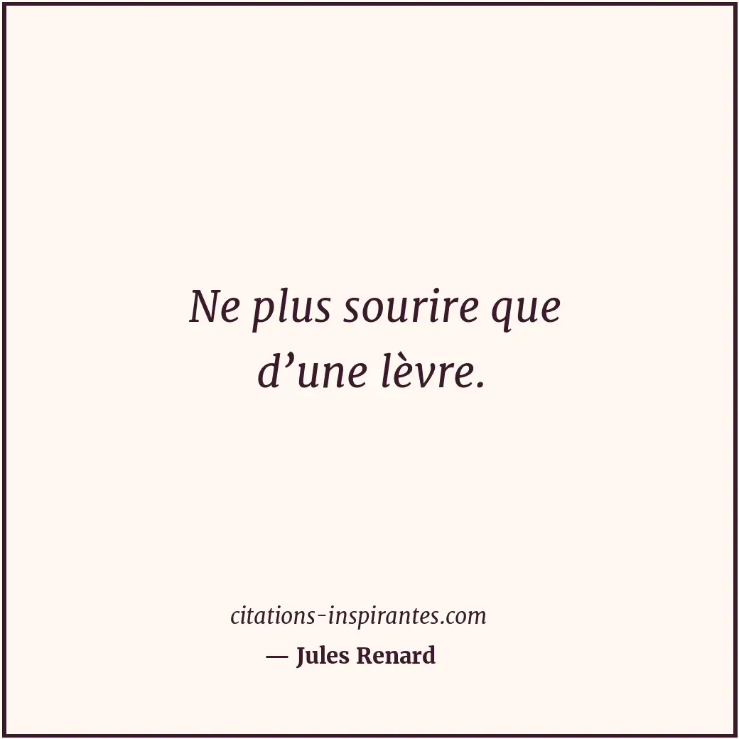 Citation de Jules Renard