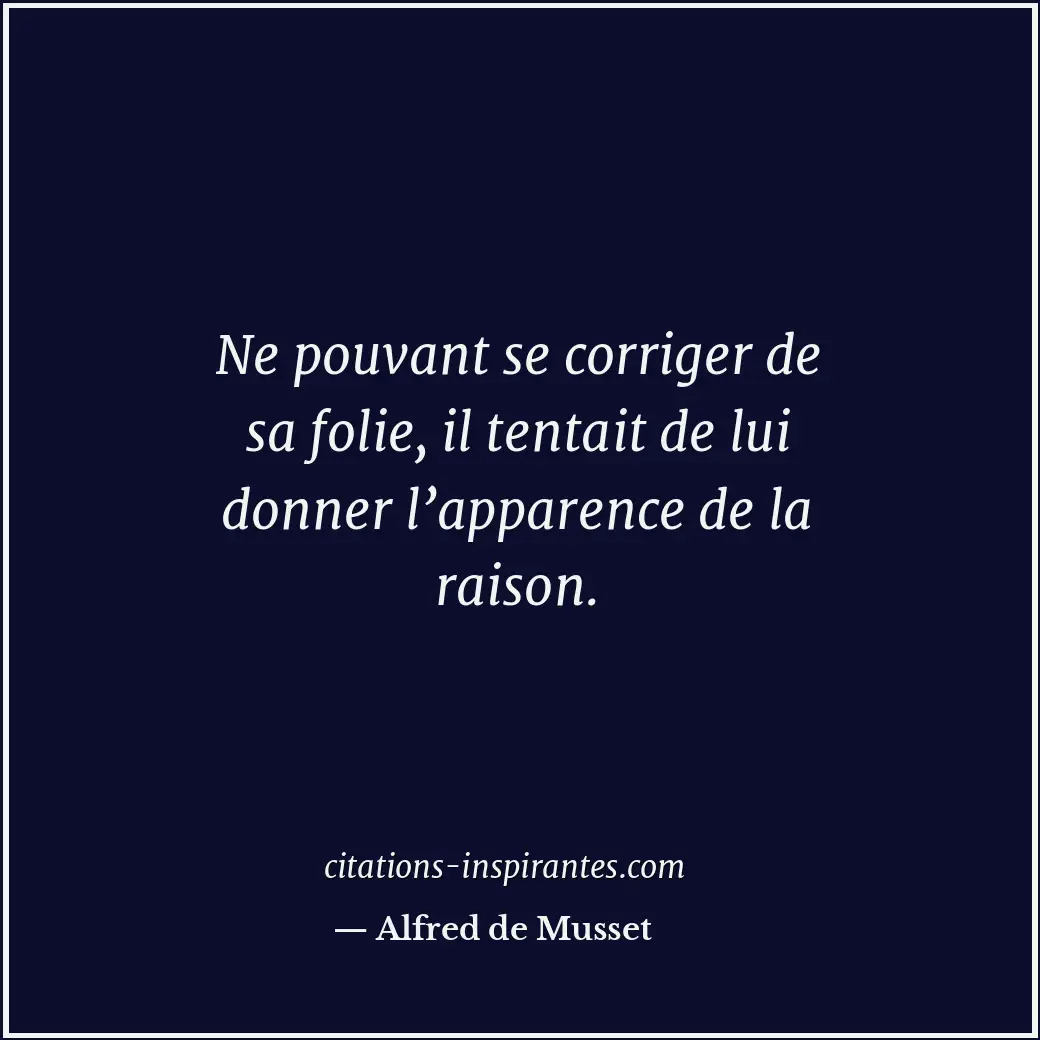 Citation de Alfred de Musset