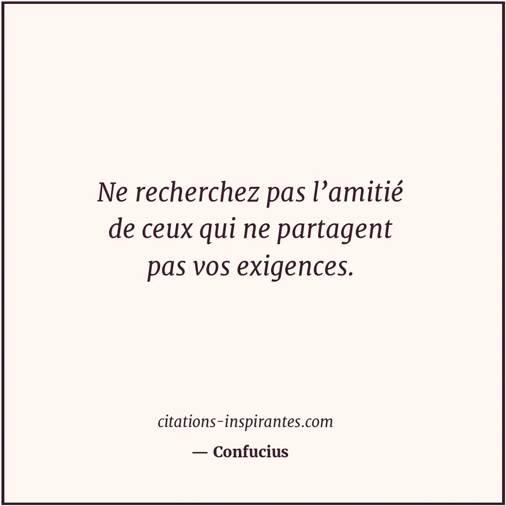 Citation de Confucius