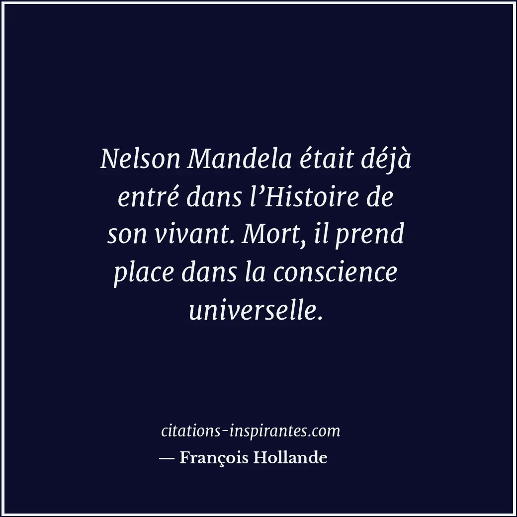 Citation de François Hollande