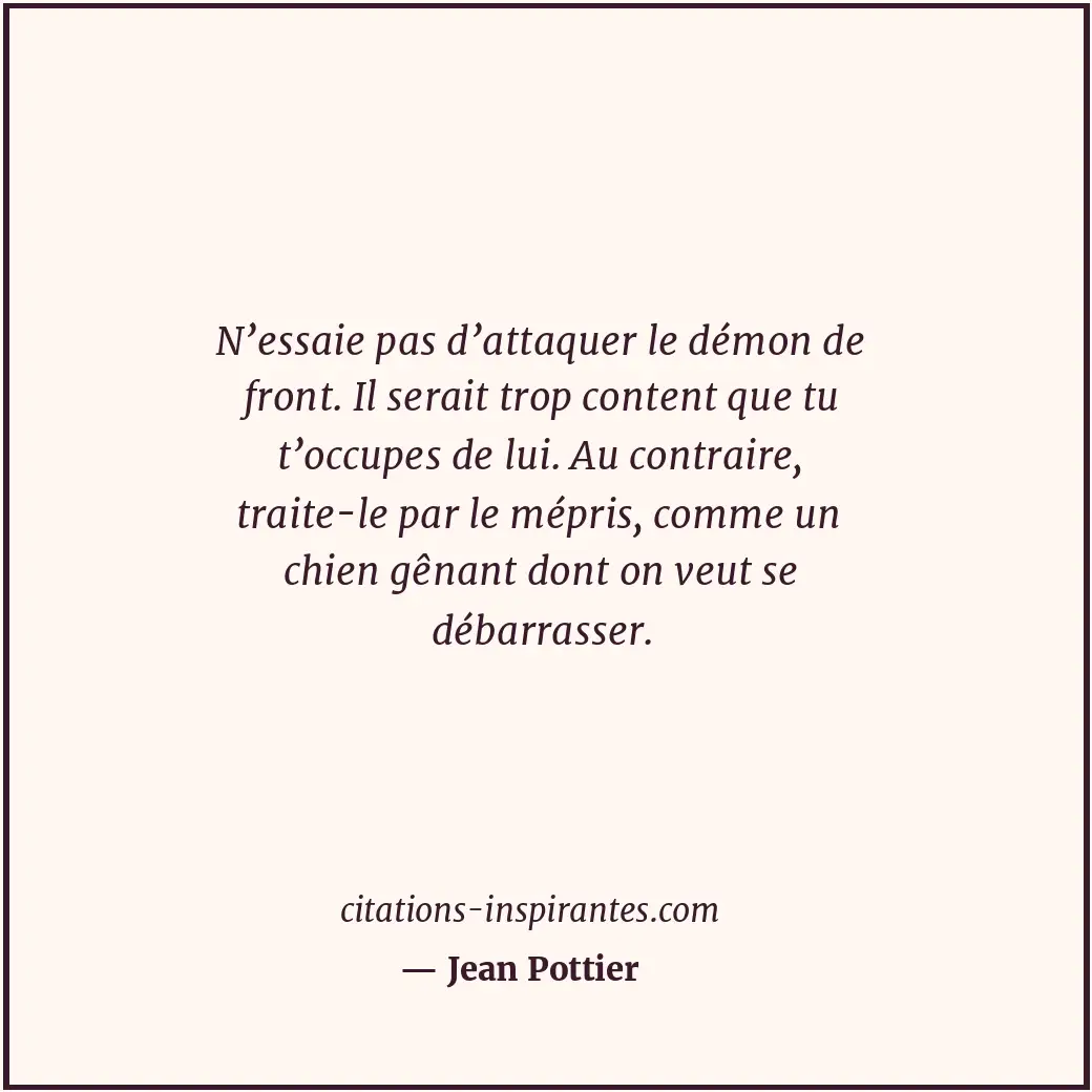 Citation de Jean Pottier