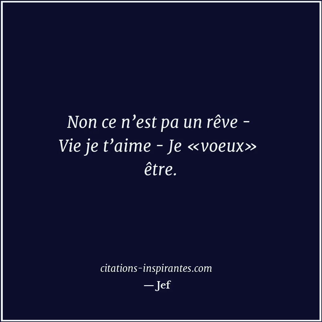 Citation de Jef