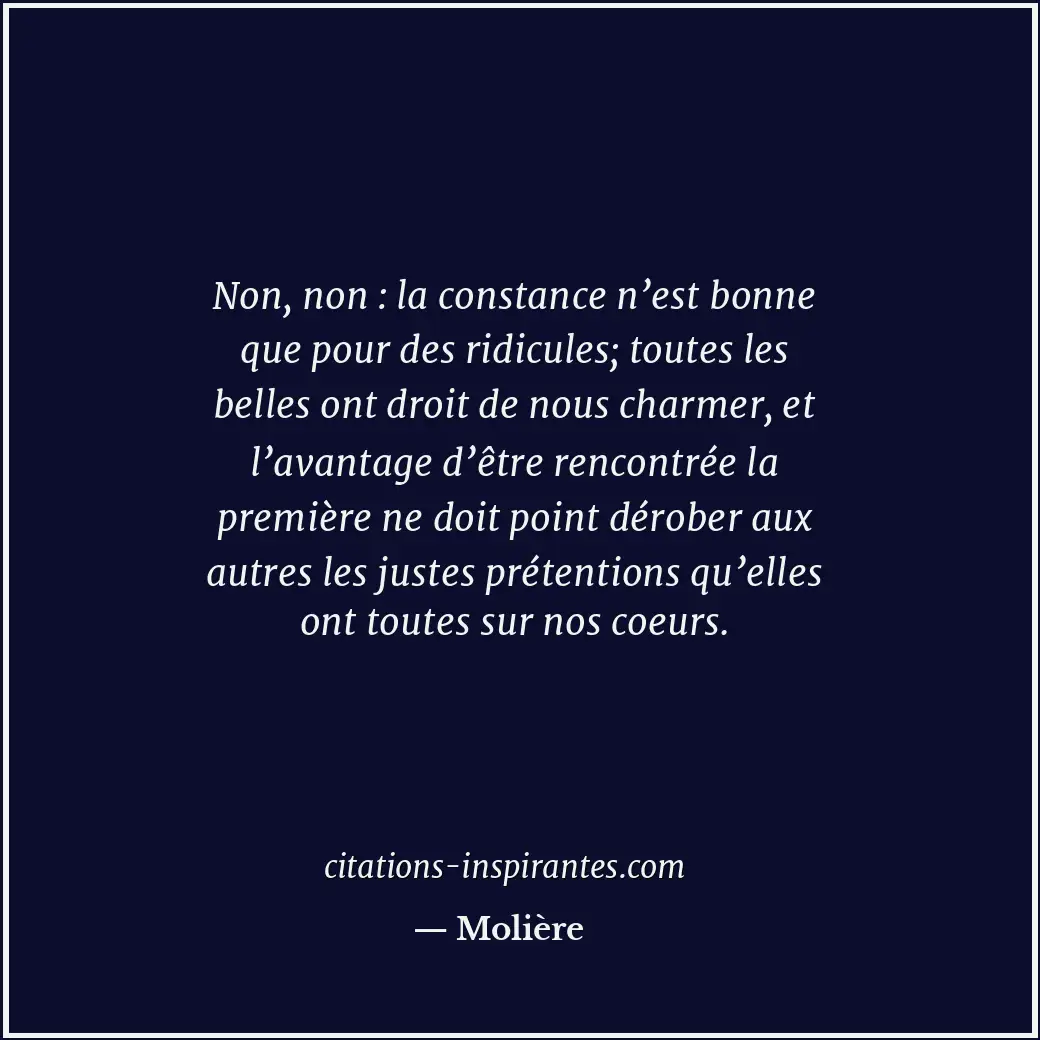 Citation de Molière