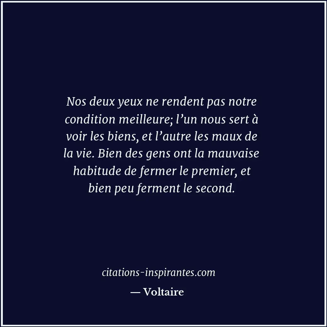 Citation de Voltaire