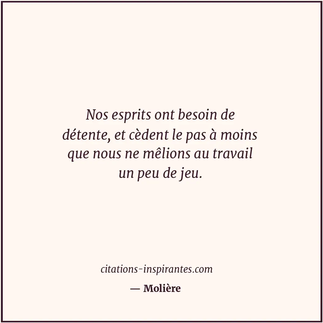 Citation de Molière