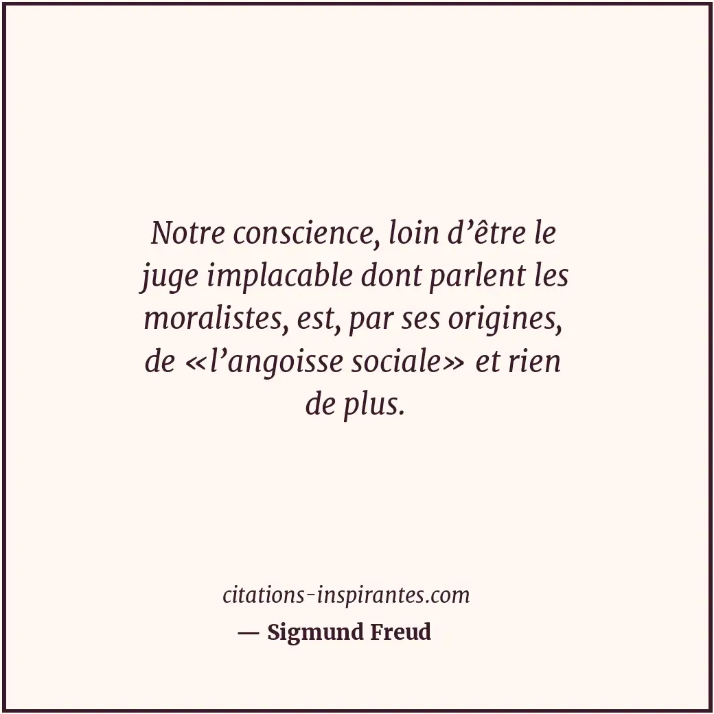 Citation de Sigmund Freud