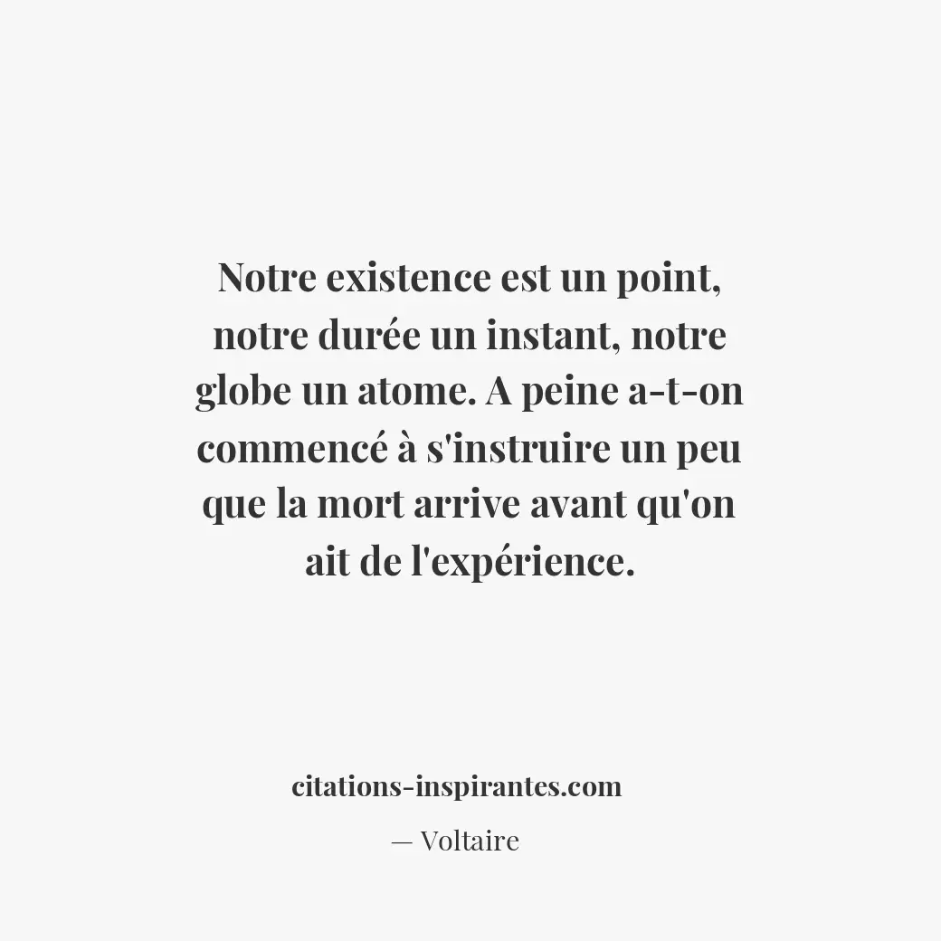 Citation de Voltaire
