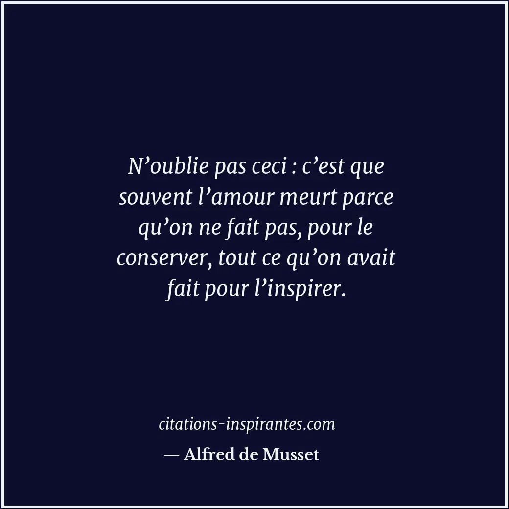 Citation de Alfred de Musset