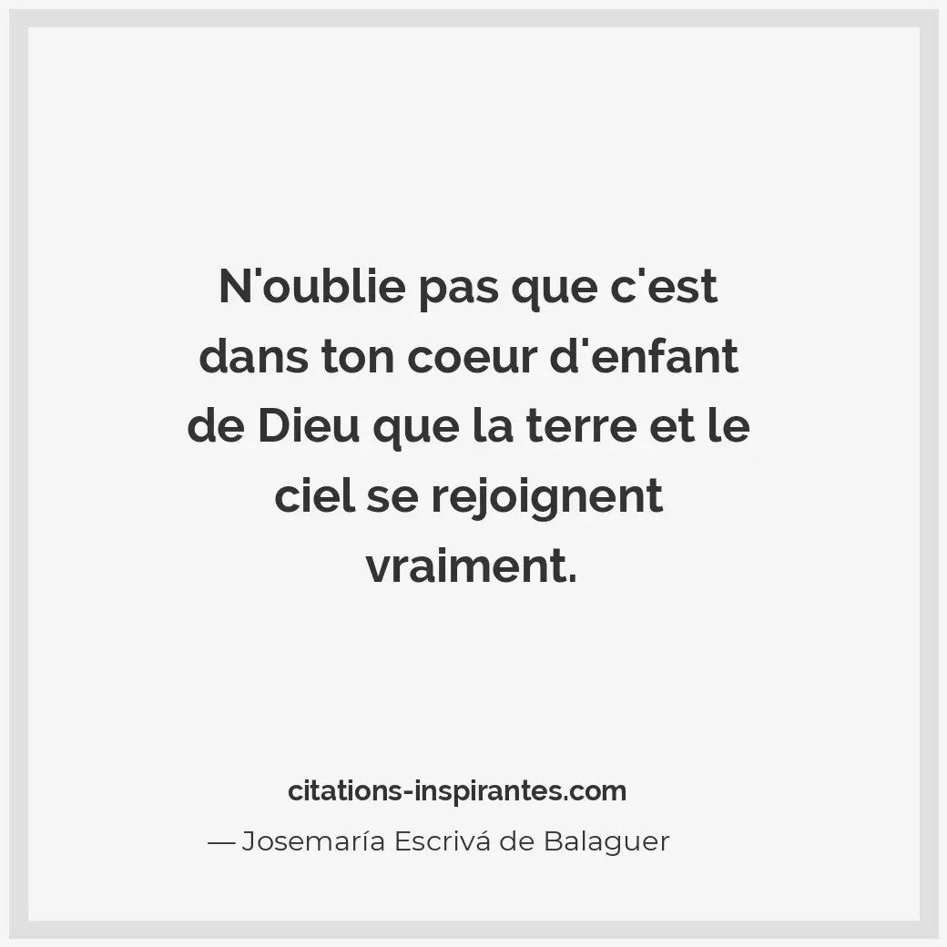 Citation de Josemaría Escrivá de Balaguer