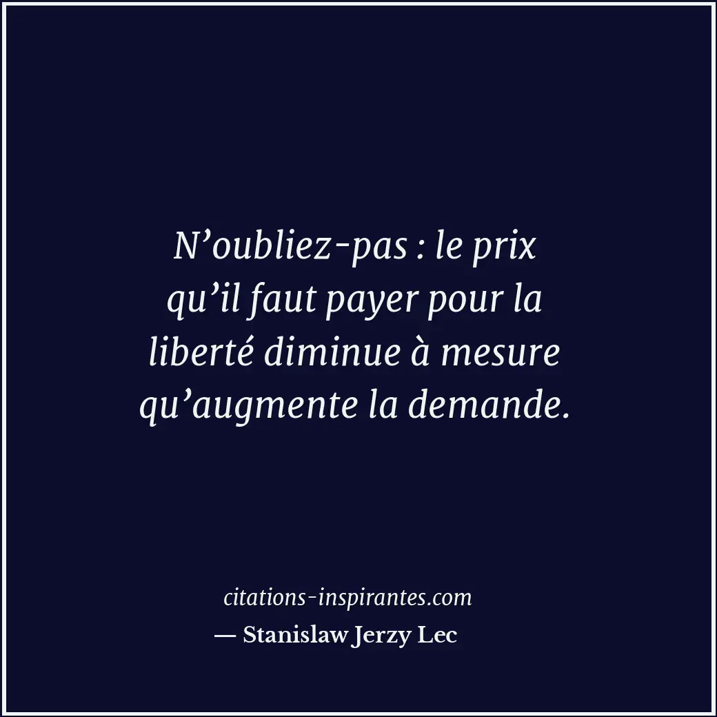Citation de Stanislaw Jerzy Lec
