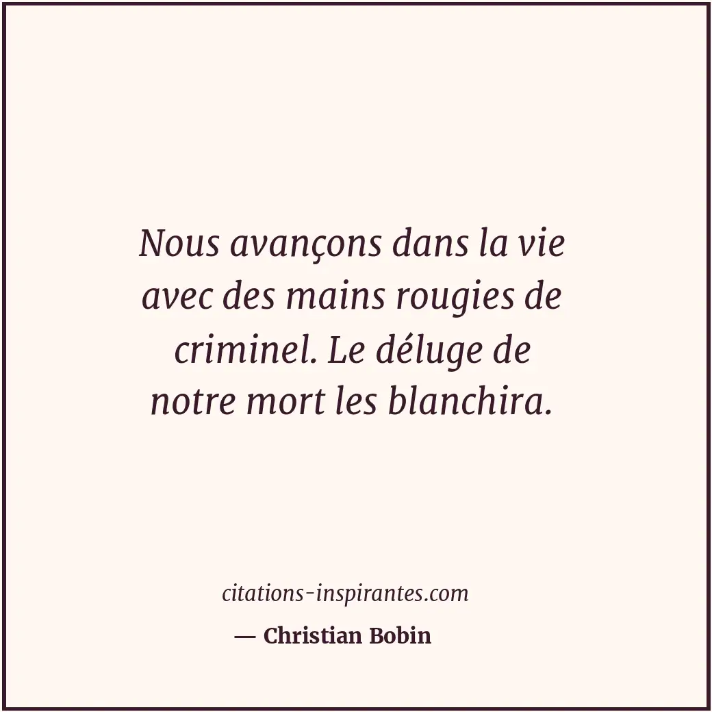 Citation de Christian Bobin