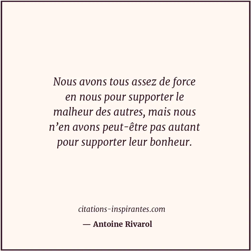 Citation de Antoine Rivarol
