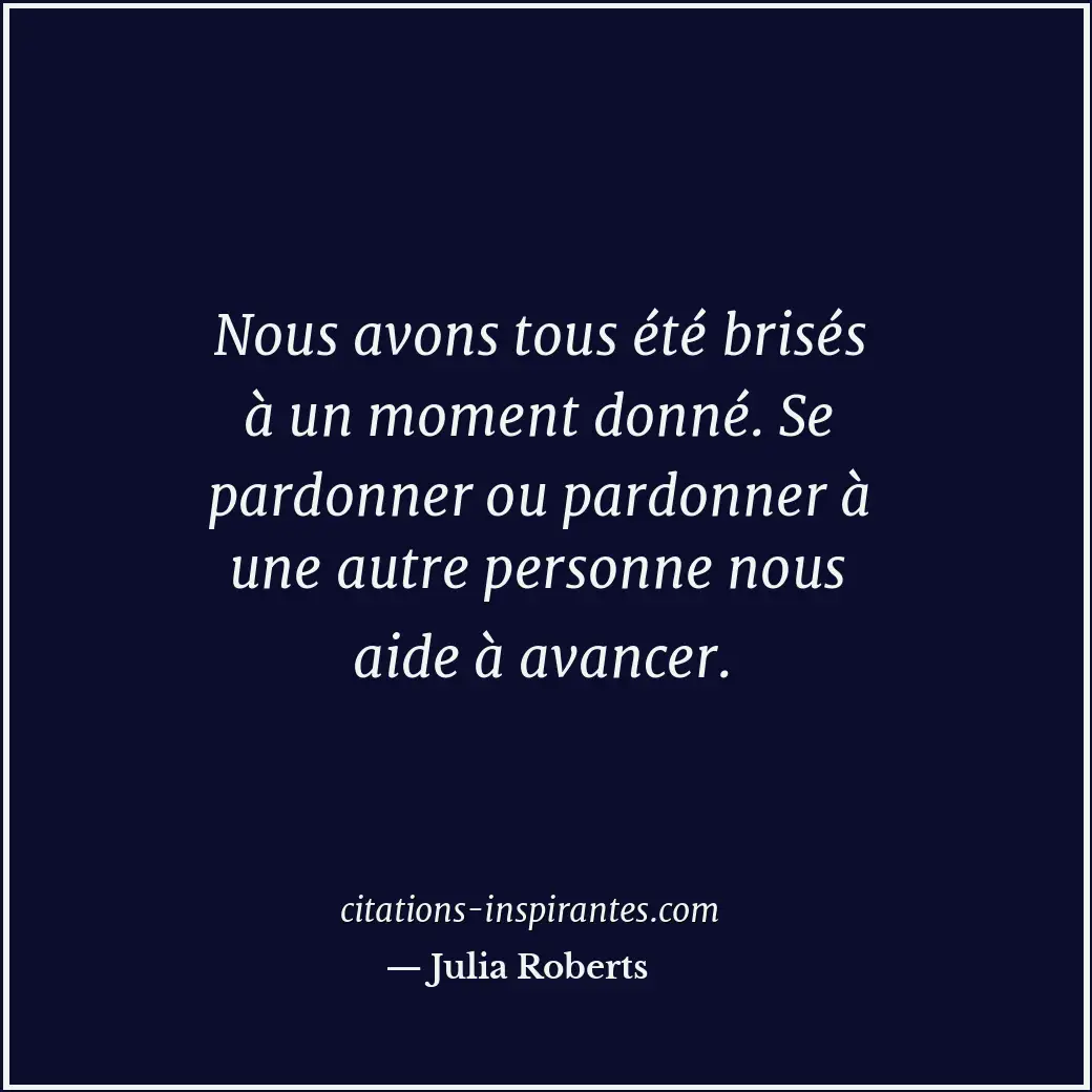 Citation de Julia Roberts