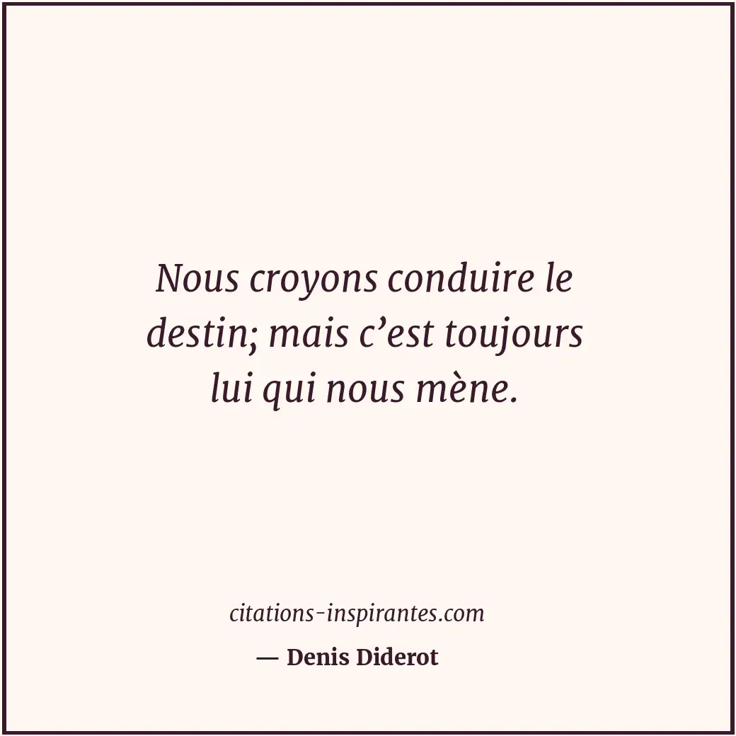 Citation de Denis Diderot