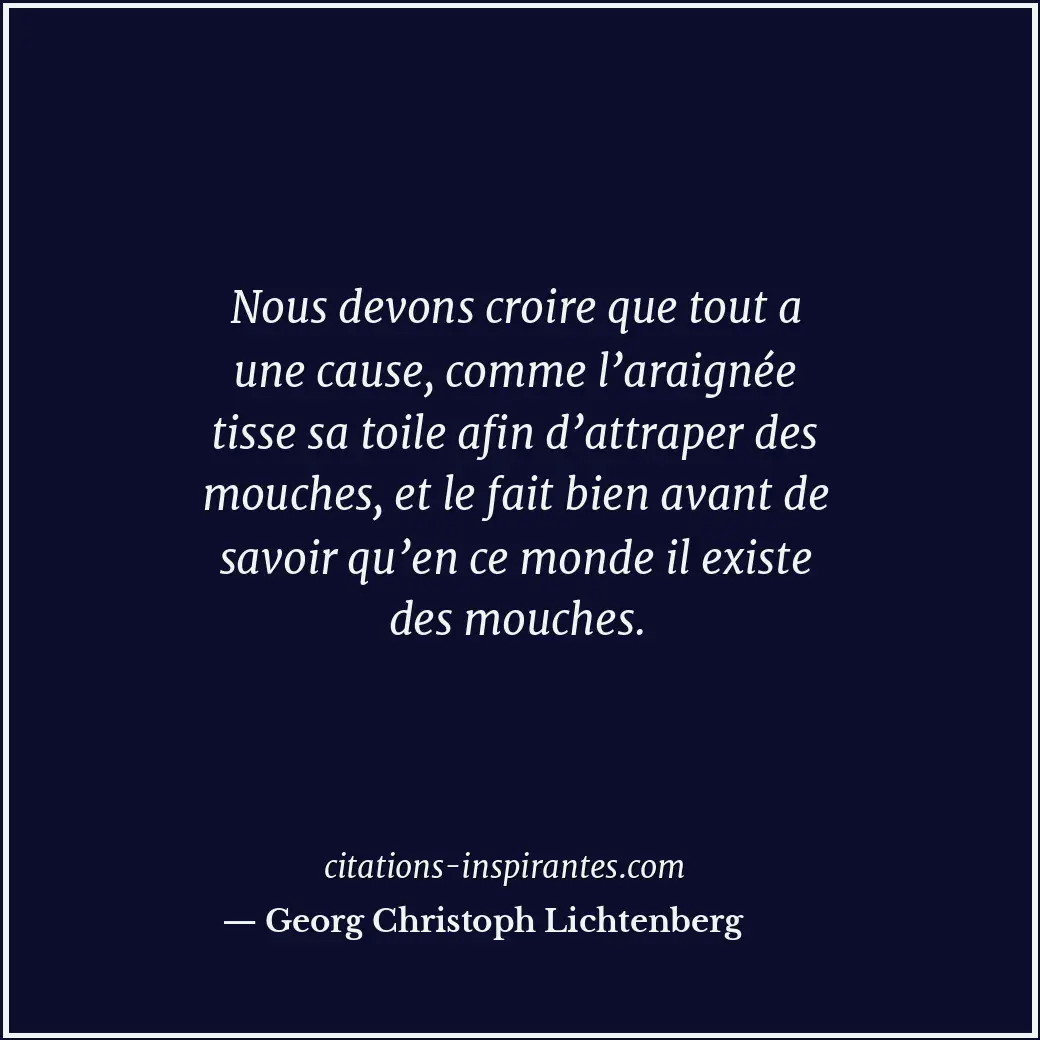 Citation de Georg Christoph Lichtenberg