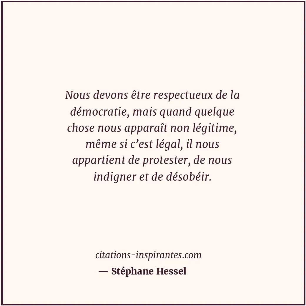 Citation de Stéphane Hessel