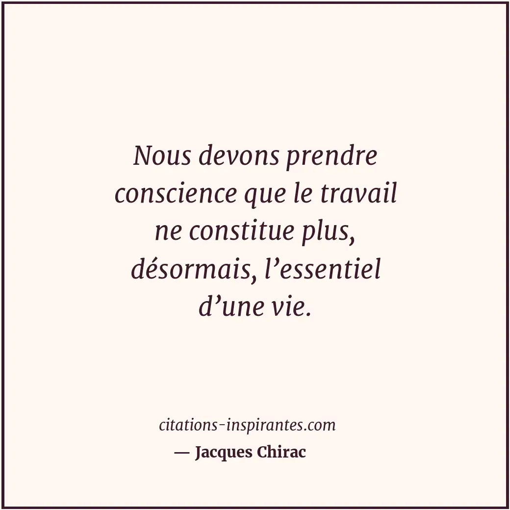 Citation de Jacques Chirac
