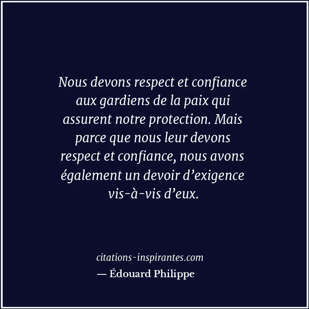 Citation de Édouard Philippe