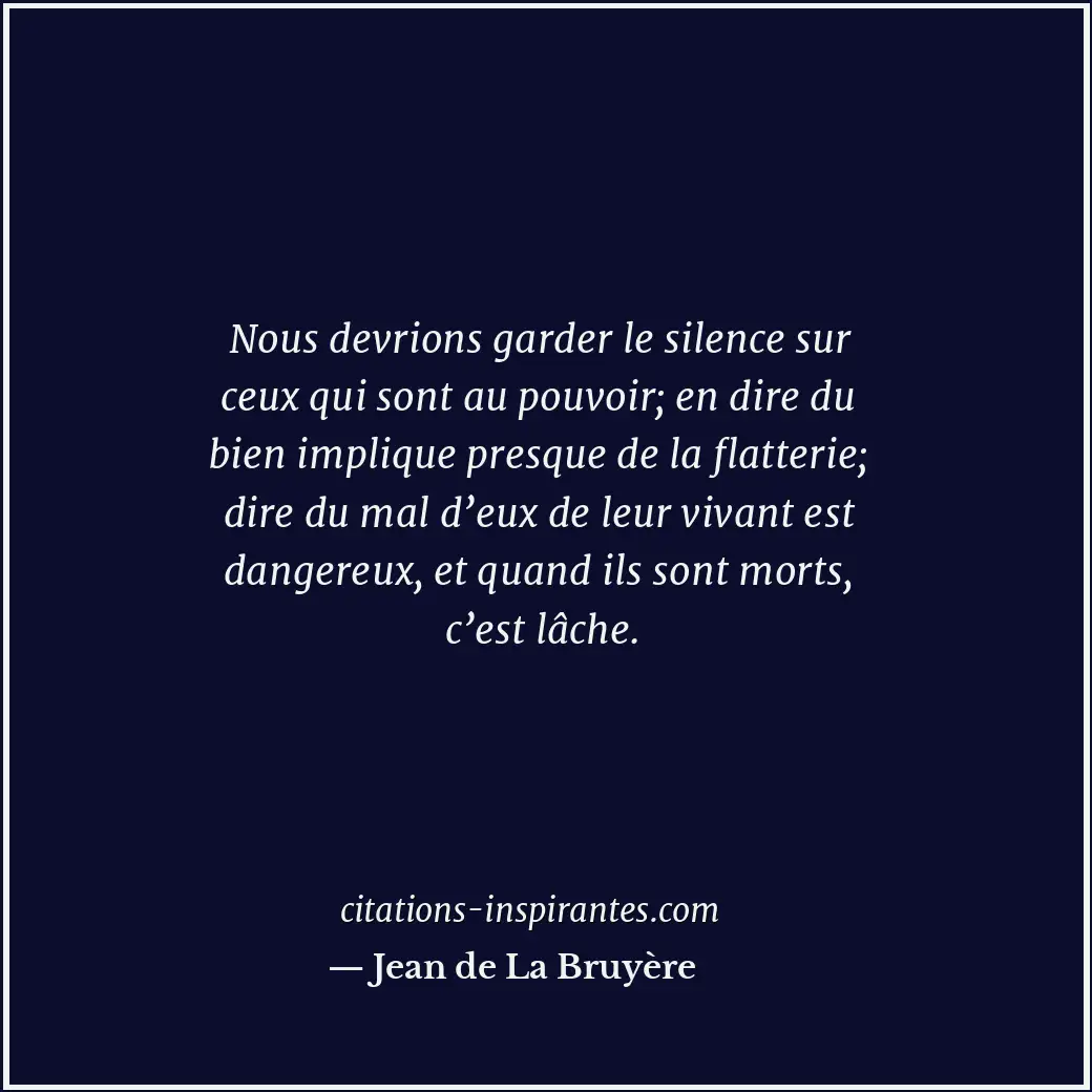 Citation de Jean de La Bruyère