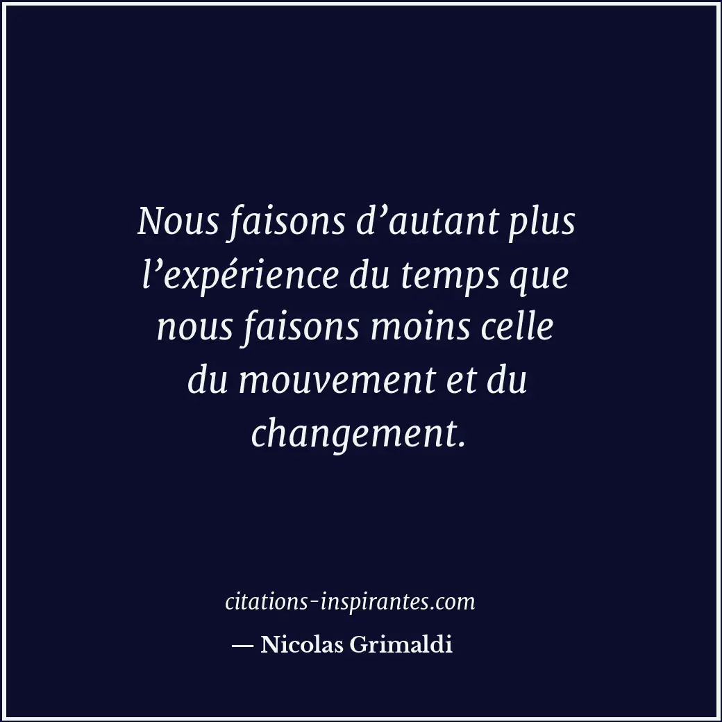 Citation de Nicolas Grimaldi