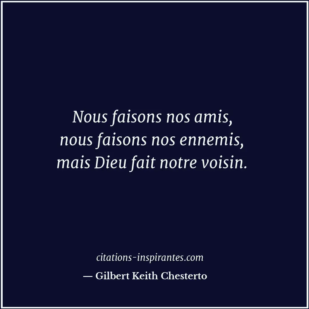Citation de Gilbert Keith Chesterto