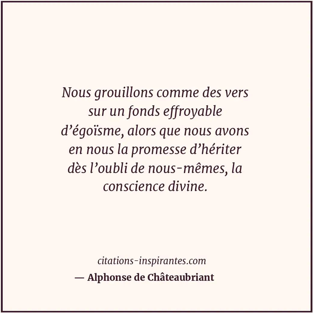 Citation de Alphonse de Châteaubriant