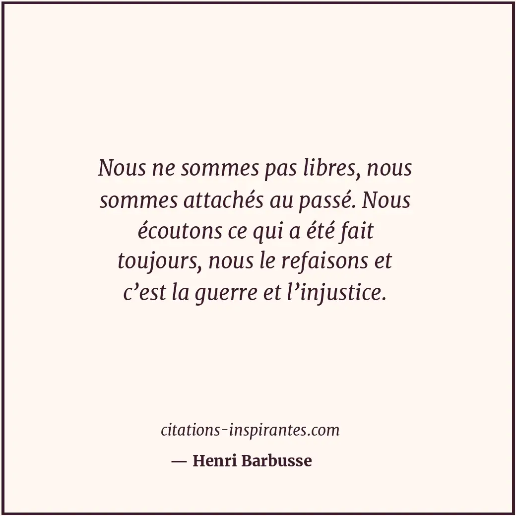 Citation de Henri Barbusse