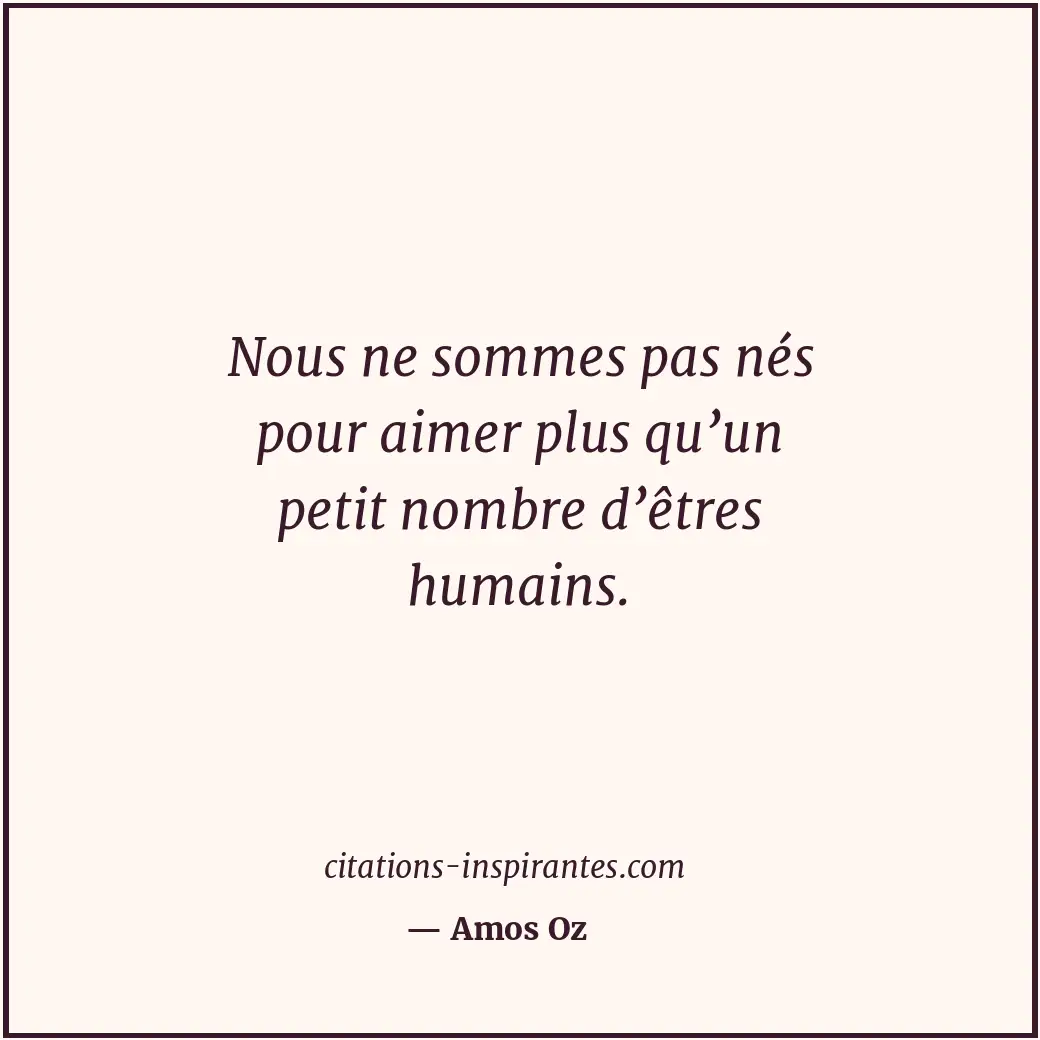 Citation de Amos Oz
