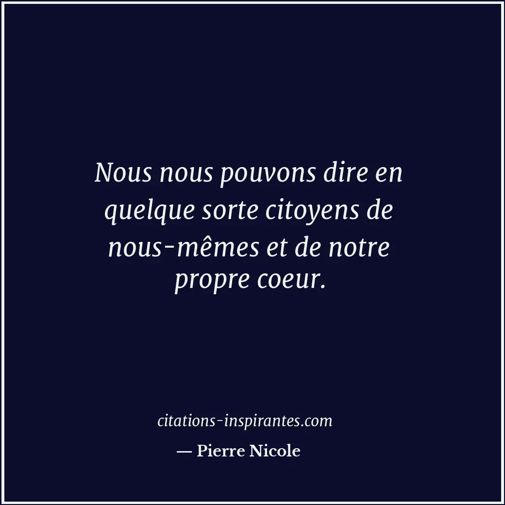Citation de Pierre Nicole