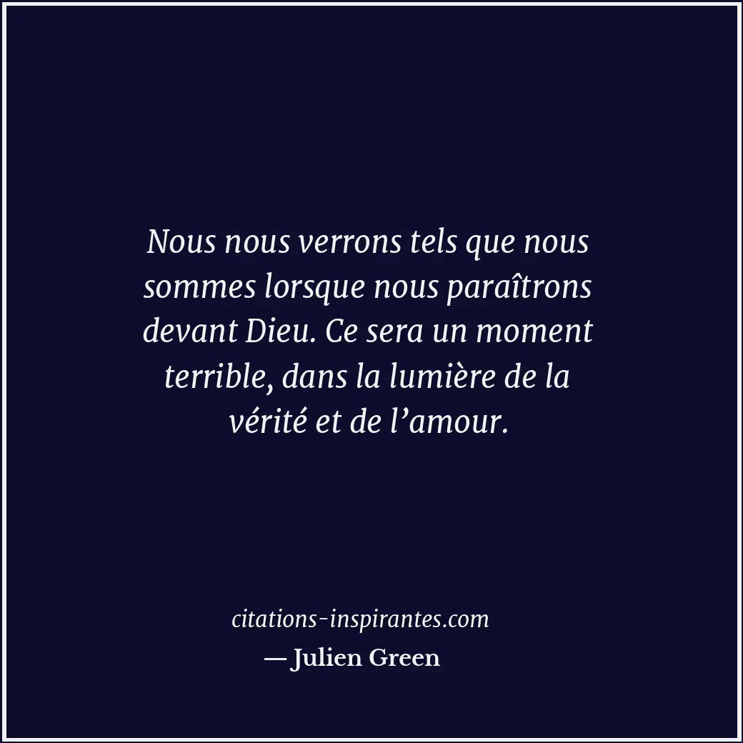 Citation de Julien Green
