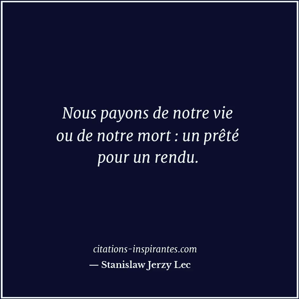 Citation de Stanislaw Jerzy Lec