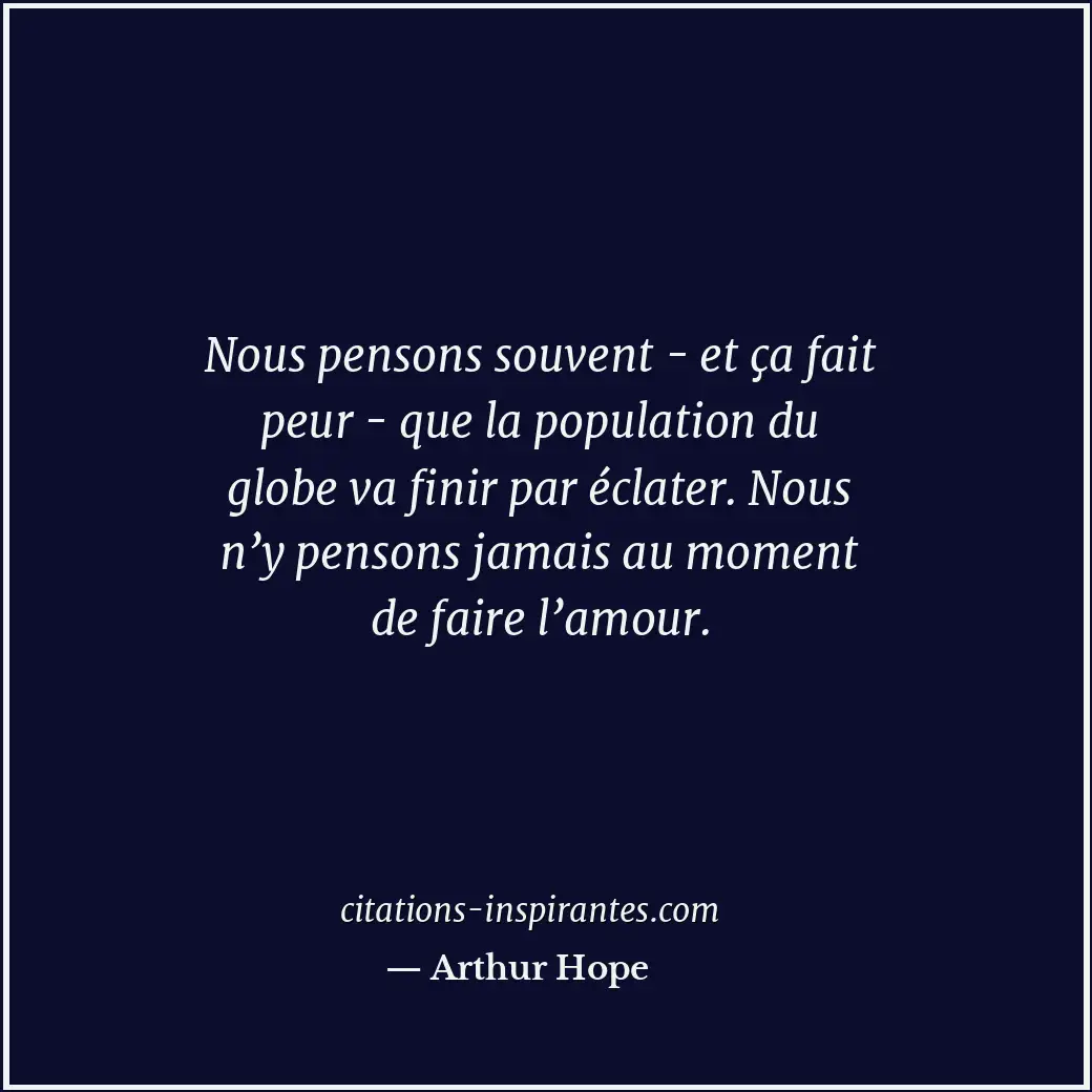 Citation de Arthur Hope