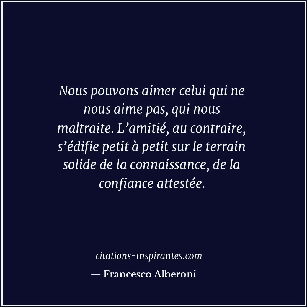 Citation de Francesco Alberoni